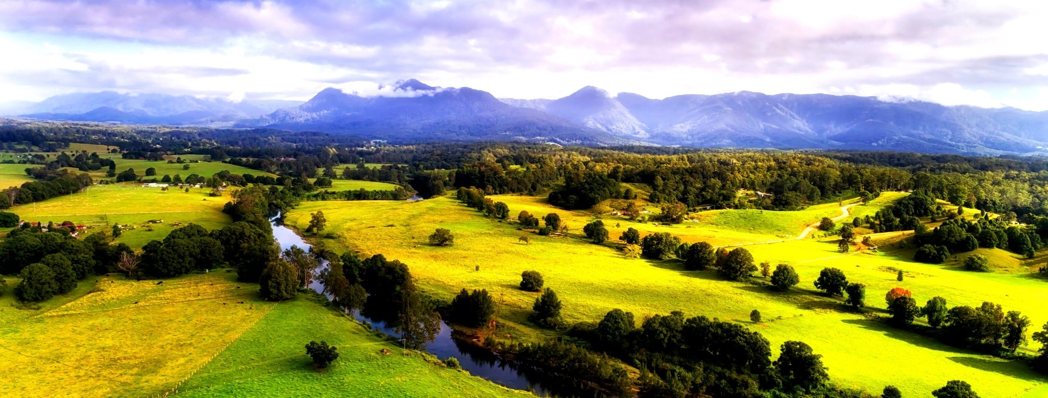 View from Fernmount, Bellingen Shire, New South Wales