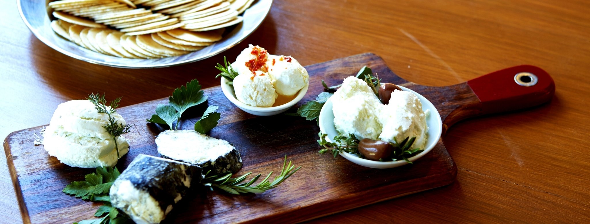 Cheese tasting plate, Binnorie Dairy, Hunter Valley, New South Wales.