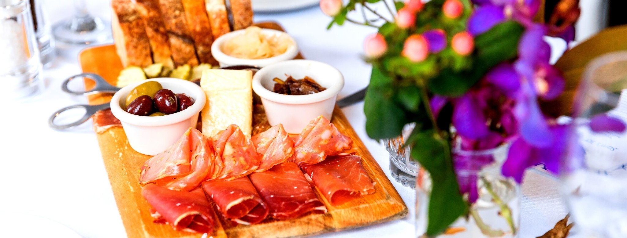 Fresh produce tasting platter, Hunter Valley, New South Wales.