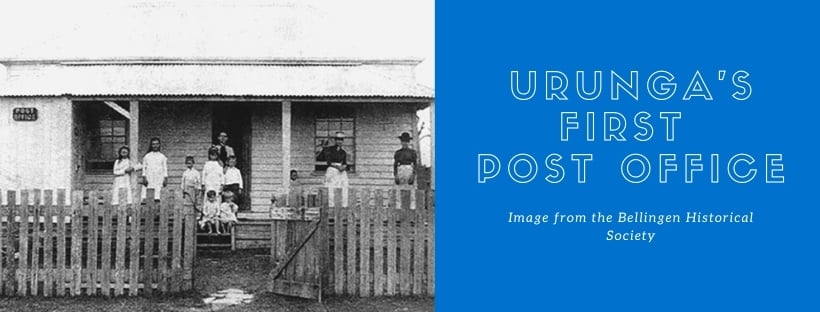 Urunga's first Post Office image from the Bellingen Valley Historical Society