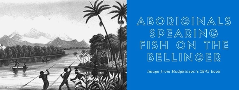 Aboriginals spearing fish on the Bellinger