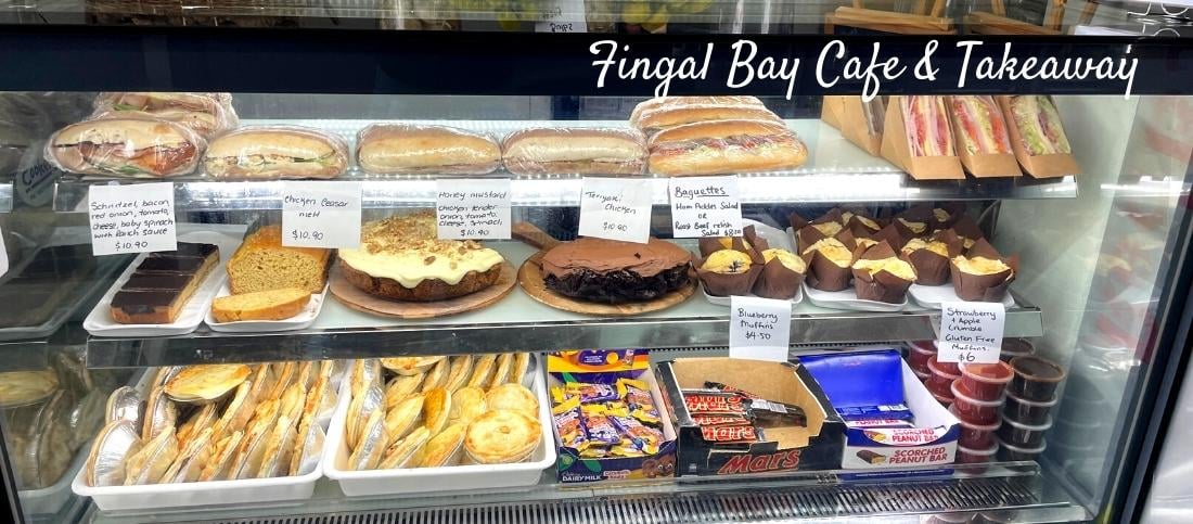 Fingal Bay Cafe & Takeaway, Fingal Bay, Port Stephens, NSW - Photo by Seaside Holiday Resort