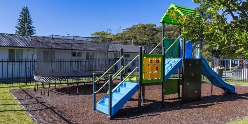 Story-based intervention - My Holiday at Seaside Holiday Resort in Fingal Bay  -  Playground for children to enjoy