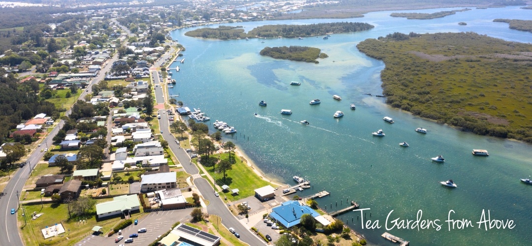 Tea Gardens Aerial 1