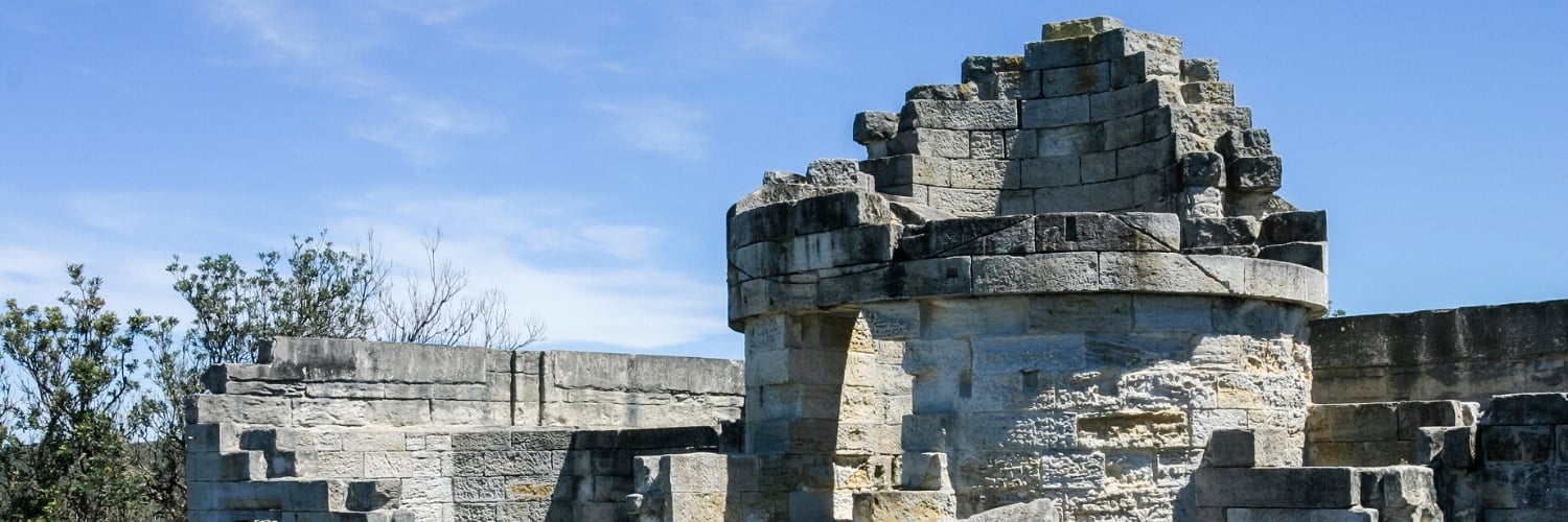 Cape St Georges Lighthouse ruins, Jervis Bay, New South Wales