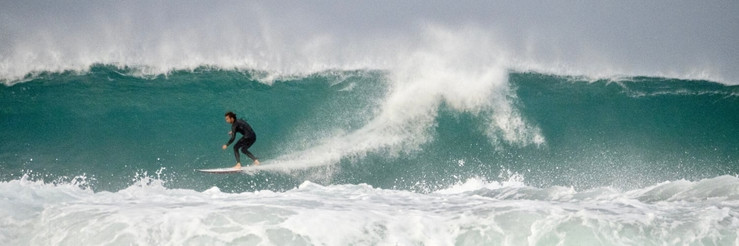 Surfer at Mollymook, Jervis Bay, New South Wales