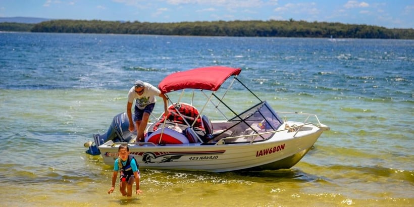 Boating Swan Lake Sussex Inlet, Shoalhaven NSW