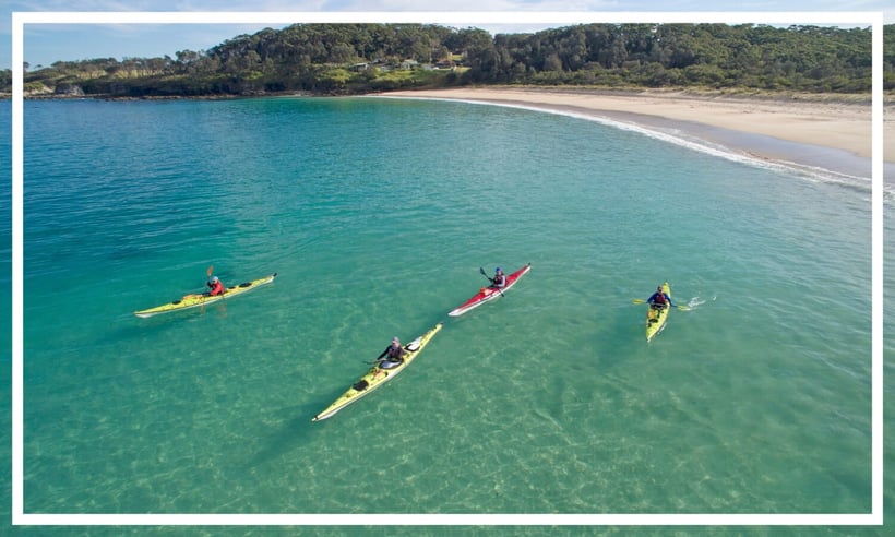 Kayaking, Jervis Bay by Dee Kramer Photography; Destination NSW