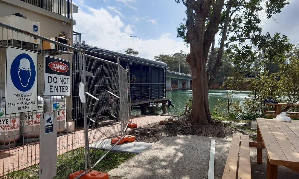 Anchors Wharf Urunga almost completed renovations-2