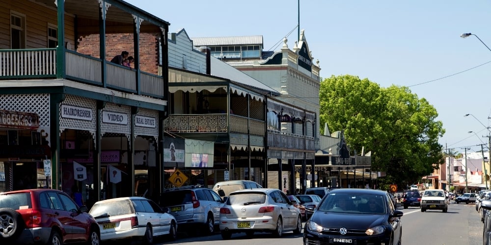 Hyde Street, Bellingen NSW - Image credit Destination NSW