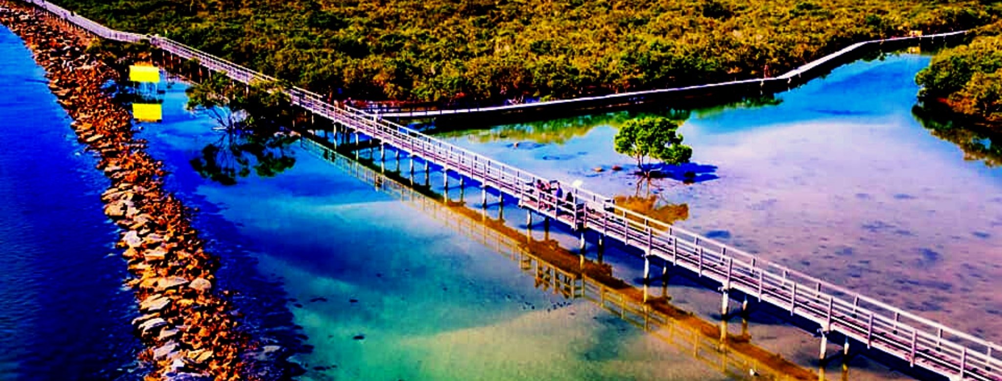 Urungas Accessible and Wheelchair Friendly Boardwalk short walk from Riverside Holiday Resort 