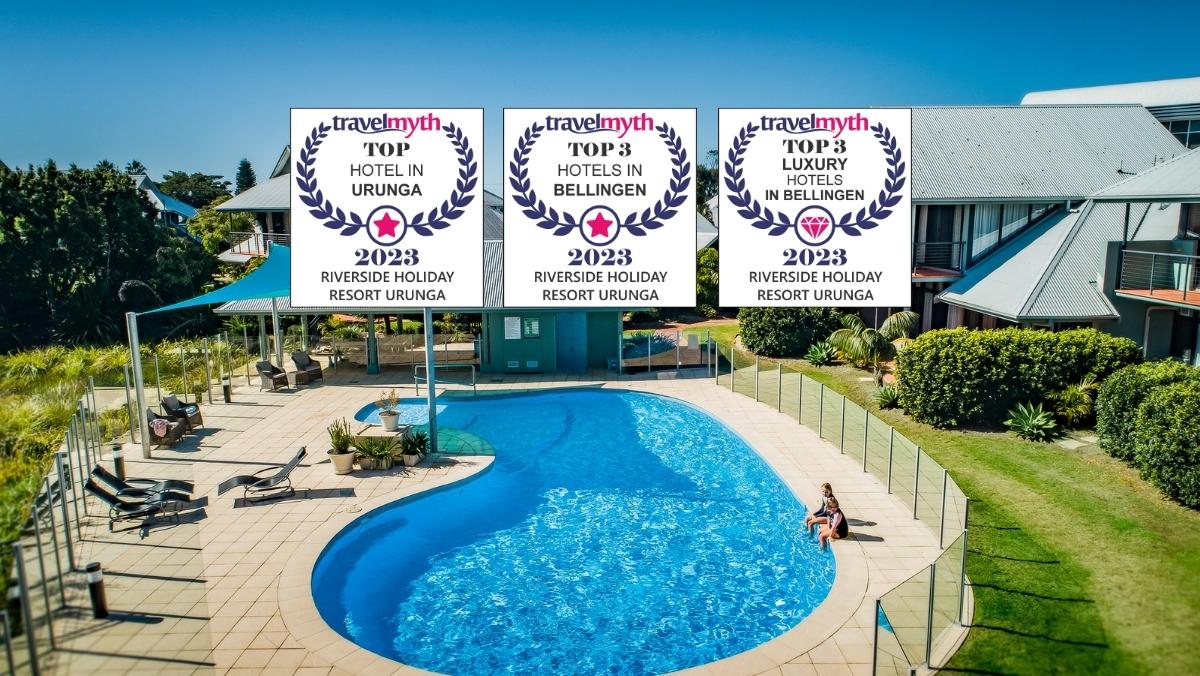 Riverside Holiday Resort receives Travelmyth Top Accommodation Awards in Bellingen and Urunga for 2023