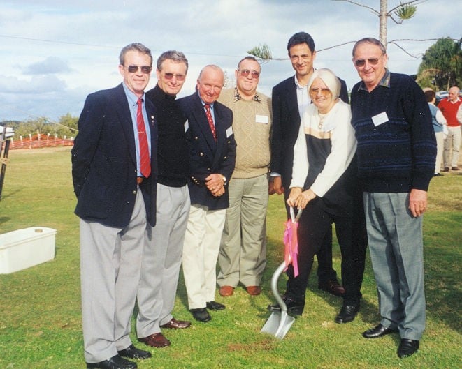 First Turning of the Sod 3 July 1999 at  Riverside Holiday Resort Urunga 